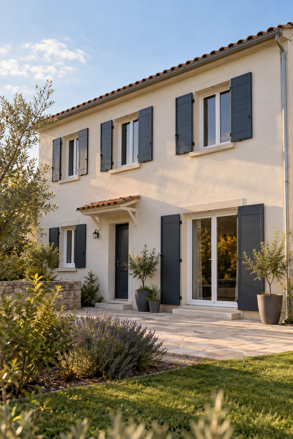 Maison rénovée équipée de nouvelles fenêtres et fermetures
