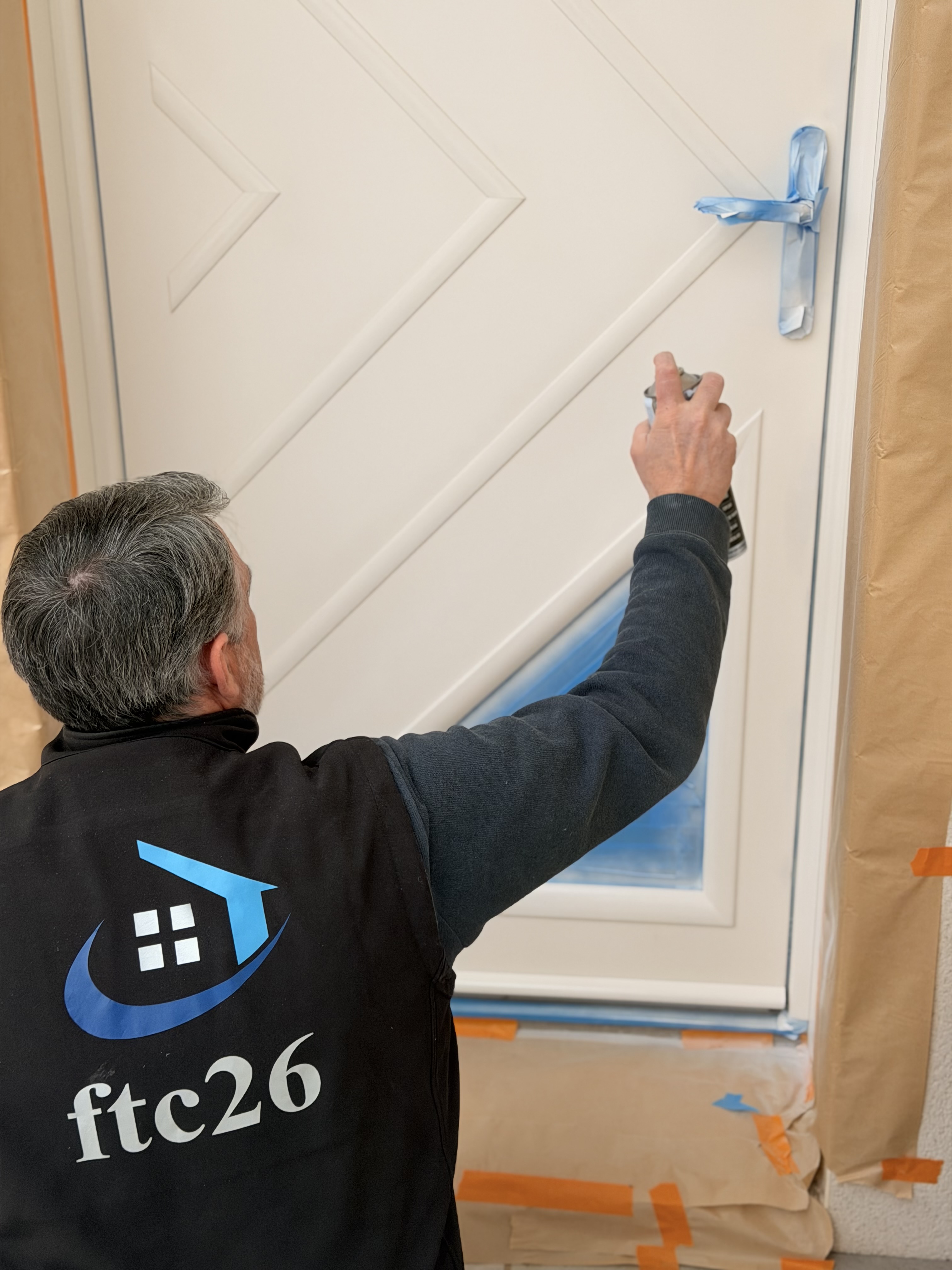 Intervention FTC 26 sur une porte d’entrée